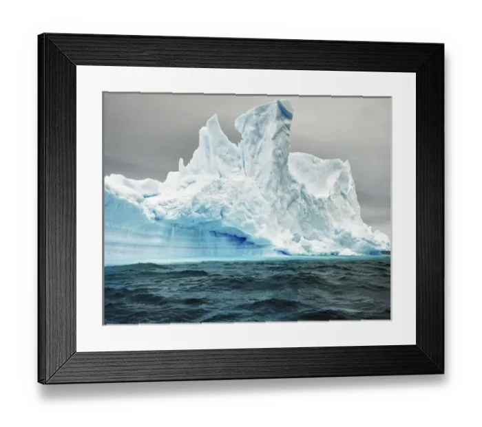 Framed Print : Antarctica, large iceberg, blue ice Framed Print : Antarctica, large iceberg, blue ice