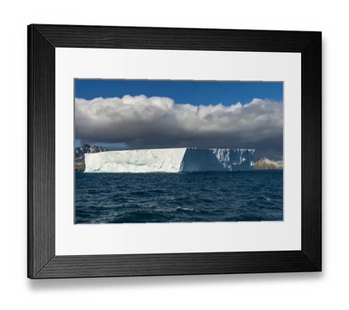 Framed Print : Antarctica, blue ice, iceberg Framed Print : Antarctica, blue ice, iceberg