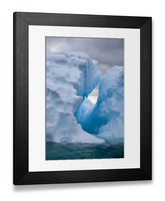 Framed Print : Antarctica, Lemaire Channel, Iceberg in the Lemaire Channel