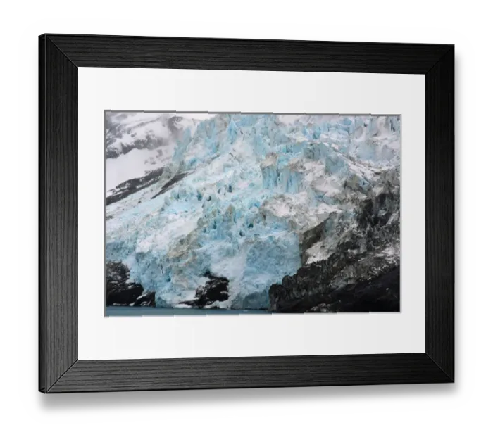 Framed Print : South Georgia. Drygalski Fjord