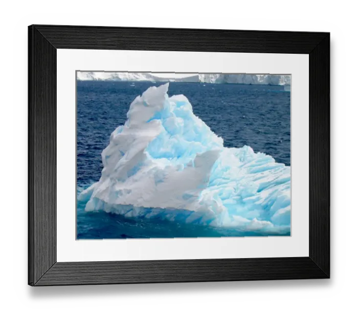 Framed Print : Icebergs floating in the sea, Paradise Bay, Antarctic Peninsula, Antarctica Framed Print : Icebergs floating in the sea, Paradise Bay, Antarctic Peninsula, Antarctica