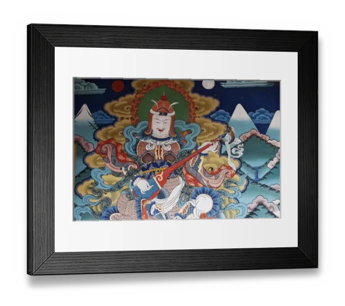 Framed Print : Asia, Bhutan, Punakha. Murals depicting aspects of Buddhist culture inside Punakha Dzong temple Framed Print : Asia, Bhutan, Punakha. Murals depicting aspects of Buddhist culture inside Punakha Dzong temple