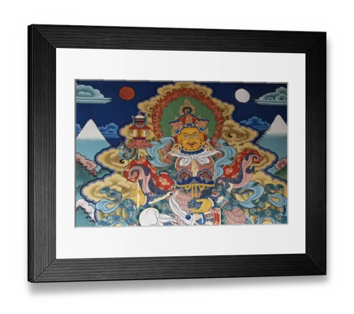 Framed Print : Asia, Bhutan, Punakha. Murals depicting aspects of Buddhist culture inside Punakha Dzong temple Framed Print : Asia, Bhutan, Punakha. Murals depicting aspects of Buddhist culture inside Punakha Dzong temple