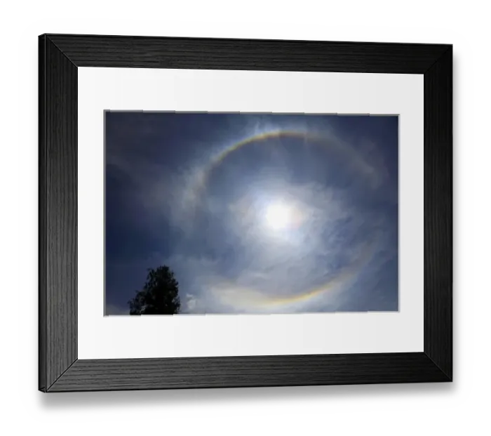 Framed Print : Asia, Bhutan. When a circle appears around the sun, Buddhists in Bhutan believe that Framed Print : Asia, Bhutan. When a circle appears around the sun, Buddhists in Bhutan believe that