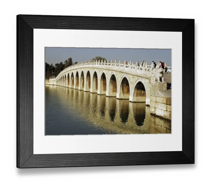 Framed Print : China, Beijing, Seventeen Arch Bridge at Summer Palace Framed Print : China, Beijing, Seventeen Arch Bridge at Summer Palace