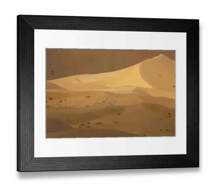Framed Print : China, Inner Mongolia, Badan Jilin Desert. Contrasts in desert landscape. Credit as Framed Print : China, Inner Mongolia, Badan Jilin Desert. Contrasts in desert landscape. Credit as