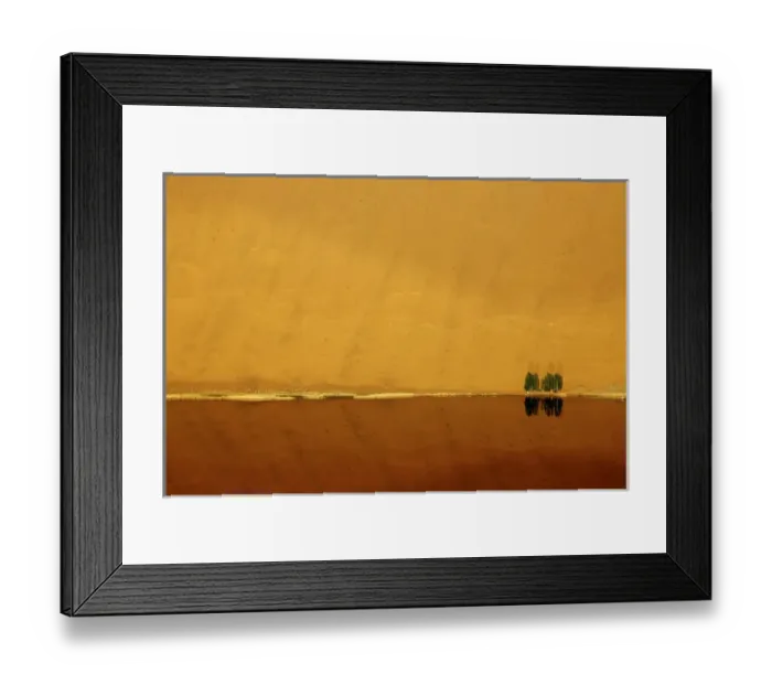 Framed Print : China, Inner Mongolia, Badan Jilin Desert. Dune and trees reflected in lake. Credit as Framed Print : China, Inner Mongolia, Badan Jilin Desert. Dune and trees reflected in lake. Credit as