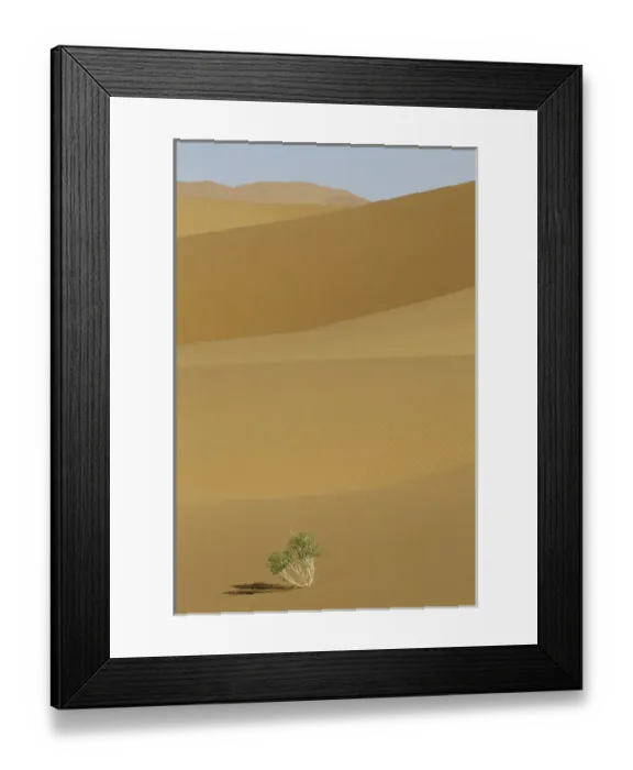 Framed Print : USA, NM, White Sands National Monument - largest gypsum sand dune field in world