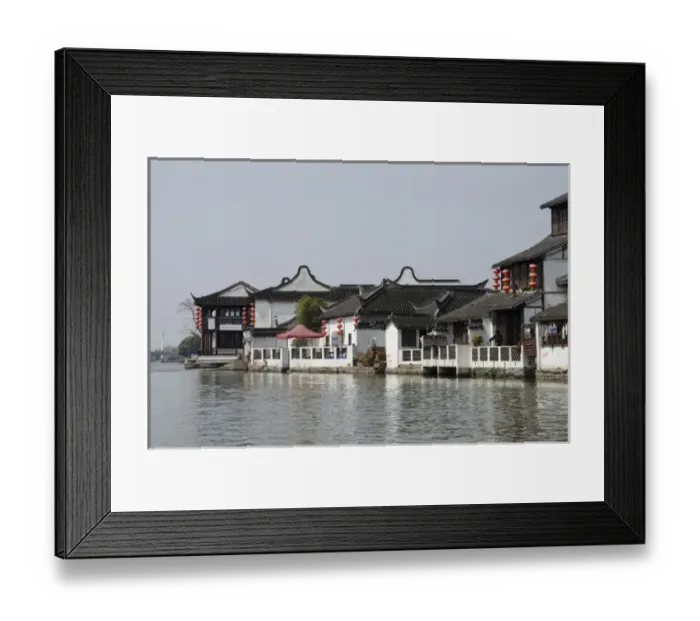Framed Print : China, outskirts of Shanghai. Ancient water village of Zhujiajiao (aka Pearl Stream) Framed Print : China, outskirts of Shanghai. Ancient water village of Zhujiajiao (aka Pearl Stream)