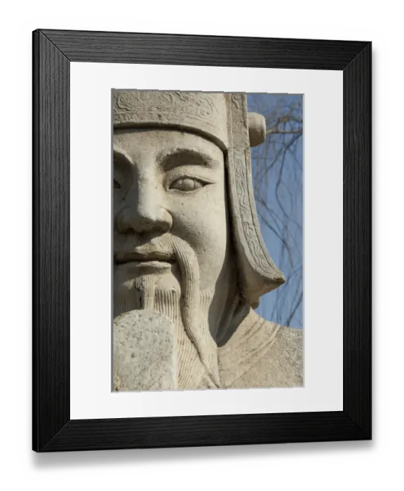 Framed Print : China, Beijing. Changling Sacred Way (aka Ming Tombs, God Street, The Shendao, Shianling) Framed Print : China, Beijing. Changling Sacred Way (aka Ming Tombs, God Street, The Shendao, Shianling)