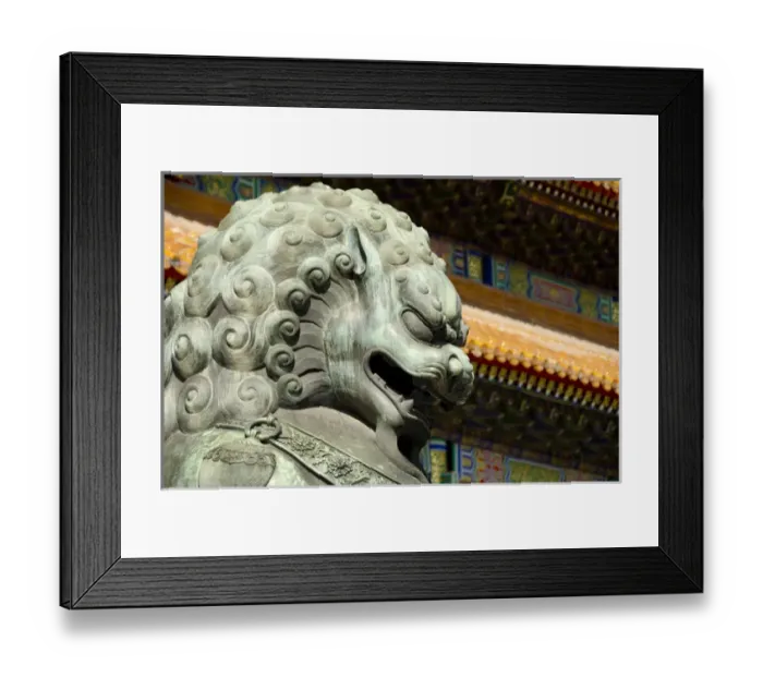 Framed Print : China, Beijing, Forbidden City (aka Zijin Cheng). Emperors palace from the Ming and Qing dynasties
