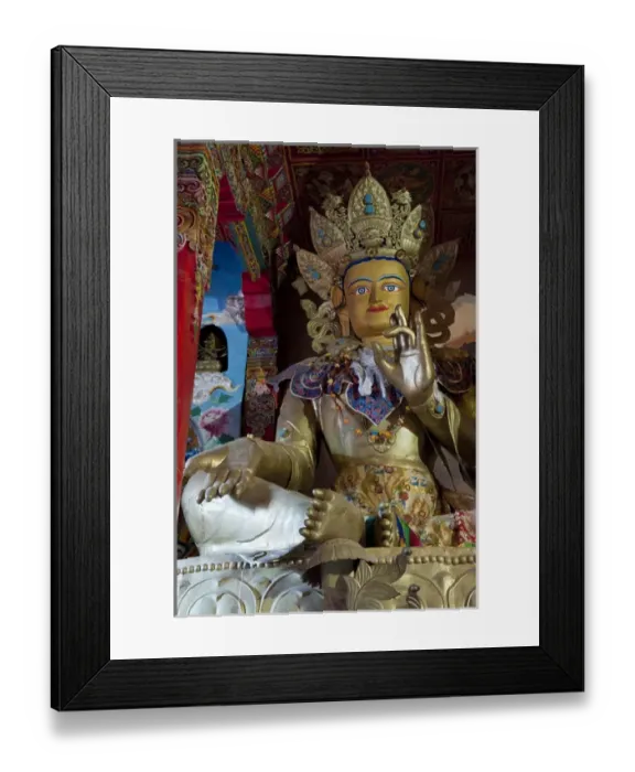 Framed Print : Statue of the Buddha, Sangpi Luobuling Si Monastery, Xiangsheng, Sichuan Province, China Framed Print : Statue of the Buddha, Sangpi Luobuling Si Monastery, Xiangsheng, Sichuan Province, China