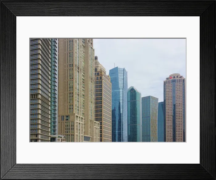 Framed Print : High rises in Lujiazui Financial District, Pudong, Shanghai, China Framed Print : High rises in Lujiazui Financial District, Pudong, Shanghai, China
