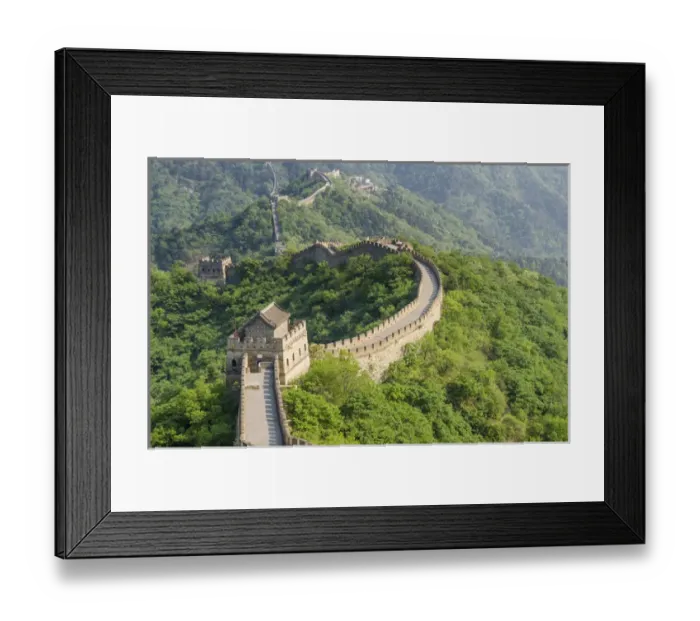 Framed Print : The original Mutianyu section of the Great Wall, Beijing, China Framed Print : The original Mutianyu section of the Great Wall, Beijing, China
