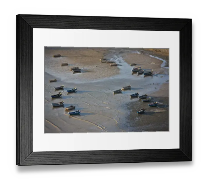 Framed Print : Fishing boats on the muddy beach, East China Sea, Xiapu, Fujian, China Framed Print : Fishing boats on the muddy beach, East China Sea, Xiapu, Fujian, China