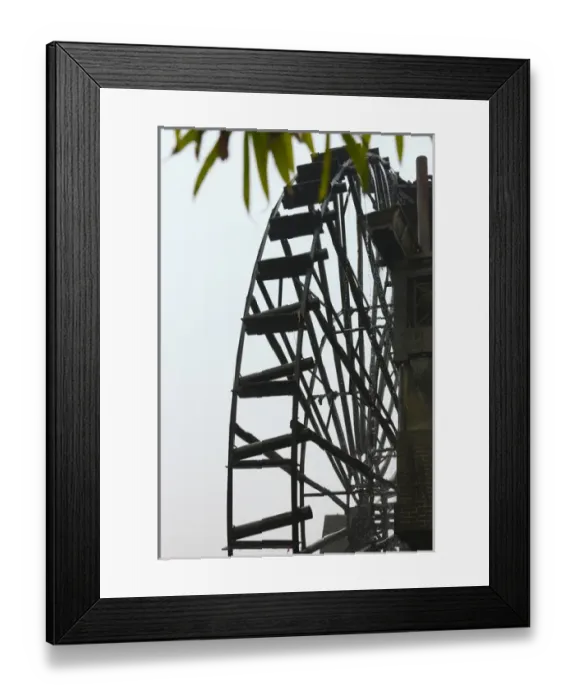 Framed Print : Waterwheel for irrigation, Ziyuan, Guangxi, China Framed Print : Waterwheel for irrigation, Ziyuan, Guangxi, China