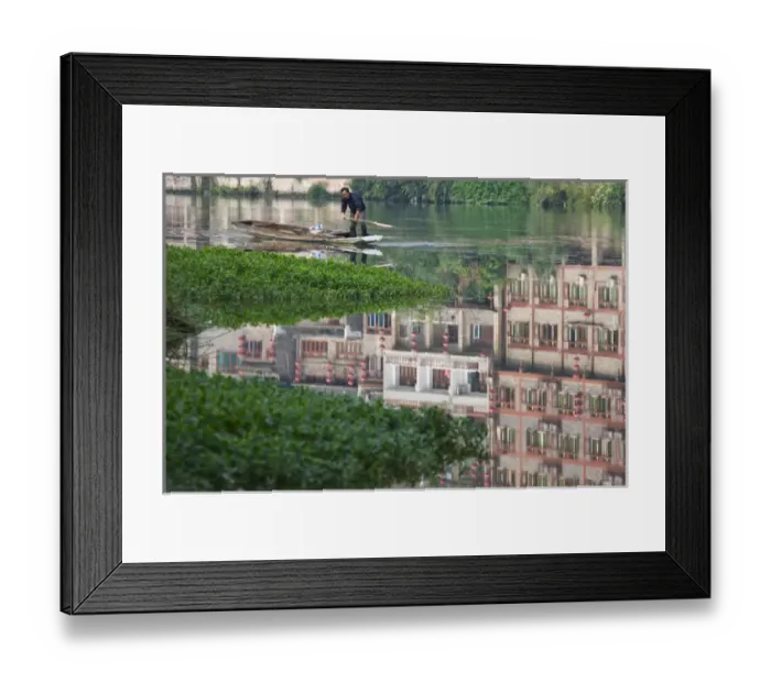 Framed Print : Traditional houses along Wuyang River, Zhenyuan, Guizhou, China Framed Print : Traditional houses along Wuyang River, Zhenyuan, Guizhou, China