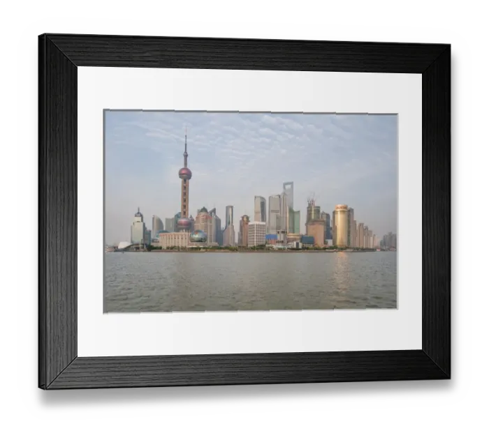Framed Print : Pudong district Shanghai, China