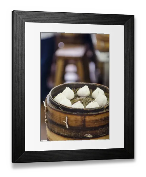 Framed Print : Xiao long bao (steamed dumpling) in Chenghuang Miao (City God Temple) Shanghai, China Framed Print : Xiao long bao (steamed dumpling) in Chenghuang Miao (City God Temple) Shanghai, China