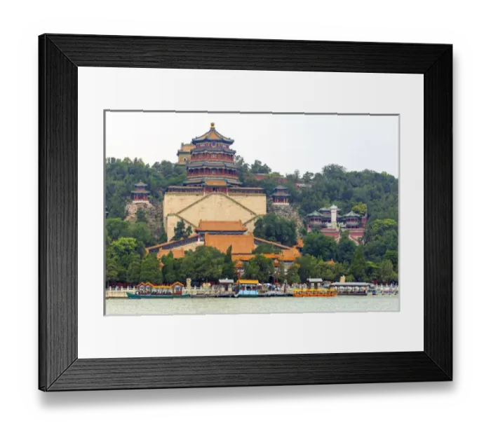 Framed Print : The Summer Palace, on Kunming Lake, World Heritage Site, near Beijing, China Framed Print : The Summer Palace, on Kunming Lake, World Heritage Site, near Beijing, China