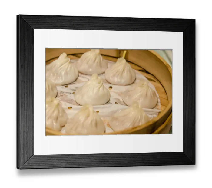 Framed Print : Xiao long bao (steamed dumpling) in Chenghuang Miao (City God Temple) Shanghai, China Framed Print : Xiao long bao (steamed dumpling) in Chenghuang Miao (City God Temple) Shanghai, China