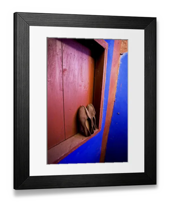 Framed Print : Slippers of a buddist monk at the Lama Temple, Beijing, China Framed Print : Slippers of a buddist monk at the Lama Temple, Beijing, China