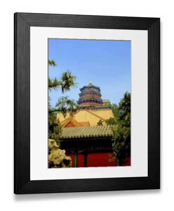 Framed Print : Beijing, China, The Pavilion of Buddhist Fragrance, at the Summer Palace Framed Print : Beijing, China, The Pavilion of Buddhist Fragrance, at the Summer Palace