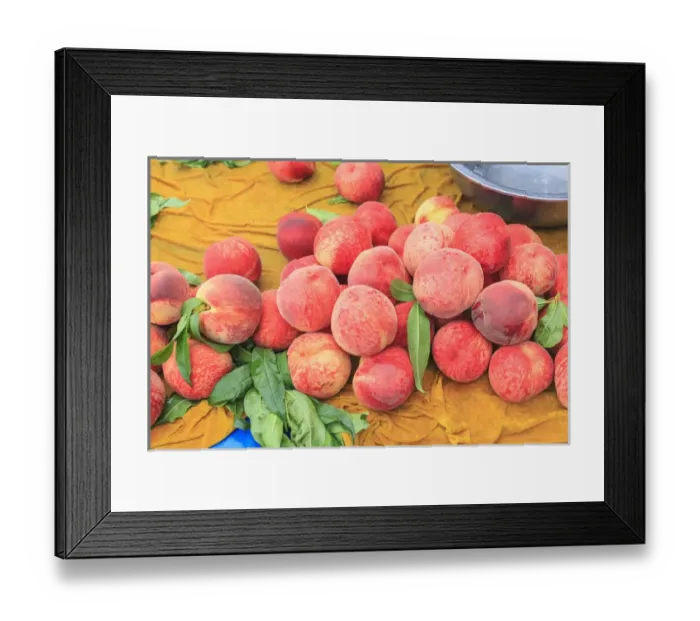 Framed Print : fruit stand selling fresh peaches near Jade Carving Restaurant / Factory near Beijing Framed Print : fruit stand selling fresh peaches near Jade Carving Restaurant / Factory near Beijing