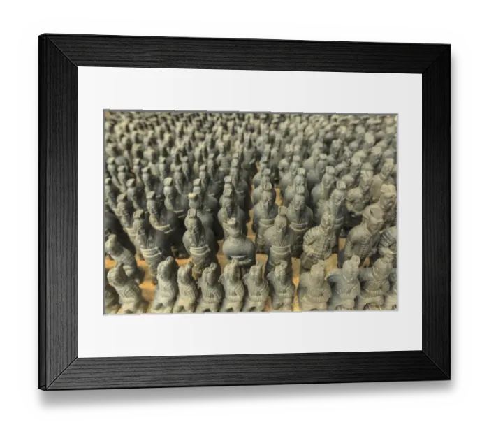 Framed Print : miniature warriors, Terra-Cotta Warriors Factory, Xi an, China Framed Print : miniature warriors, Terra-Cotta Warriors Factory, Xi an, China