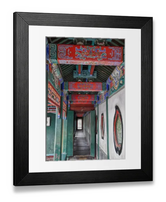 Framed Print : Asia; China; Beijing; Building Detail Summer Palace Framed Print : Asia; China; Beijing; Building Detail Summer Palace