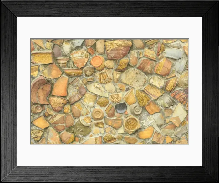 Framed Print : wall of broken pottery, Nanfeng Kiln-oldest kiln in China, Foshan, near Guangzhou China Framed Print : wall of broken pottery, Nanfeng Kiln-oldest kiln in China, Foshan, near Guangzhou China