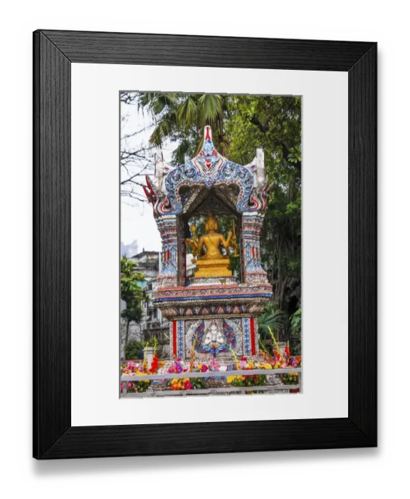 Framed Print : Buddhist Many Faced Buddha Shrine Street Temple Lychee Bay Luwan Guangzhou Guangdong Province China Framed Print : Buddhist Many Faced Buddha Shrine Street Temple Lychee Bay Luwan Guangzhou Guangdong Province China
