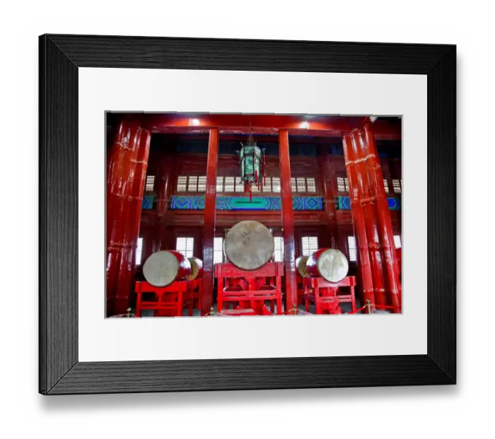 Framed Print : Ancient Chinese Drums Drum Tower, Beijing, China Framed Print : Ancient Chinese Drums Drum Tower, Beijing, China