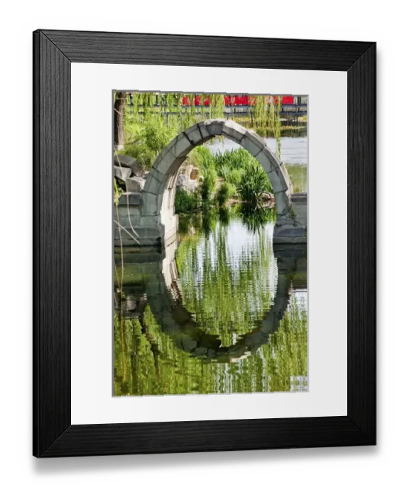 Framed Print : Canqiao Ruined Bridge Yuanming Yuan Old Summer Palace Willows Beijing China Last Framed Print : Canqiao Ruined Bridge Yuanming Yuan Old Summer Palace Willows Beijing China Last