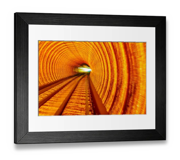 Framed Print : Golden Highway Rail Abstract Underground Railway Pudong Bund Shanghai China Shanghai China