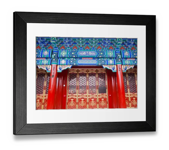 Framed Print : Yin Luan Din Great Hall Prince Gongs Mansion, Beijing China Framed Print : Yin Luan Din Great Hall Prince Gongs Mansion, Beijing China