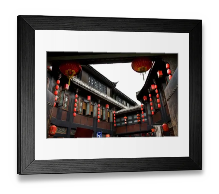 Framed Print : Famouse Old Walking Street, Jinli, Chengdu, Sichuan, China Framed Print : Famouse Old Walking Street, Jinli, Chengdu, Sichuan, China