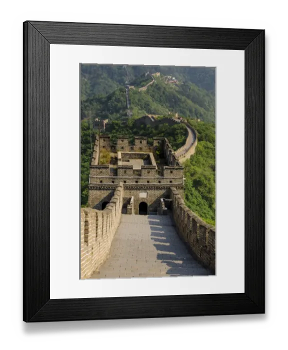 Framed Print : The original Mutianyu section of the Great Wall, Beijing, China