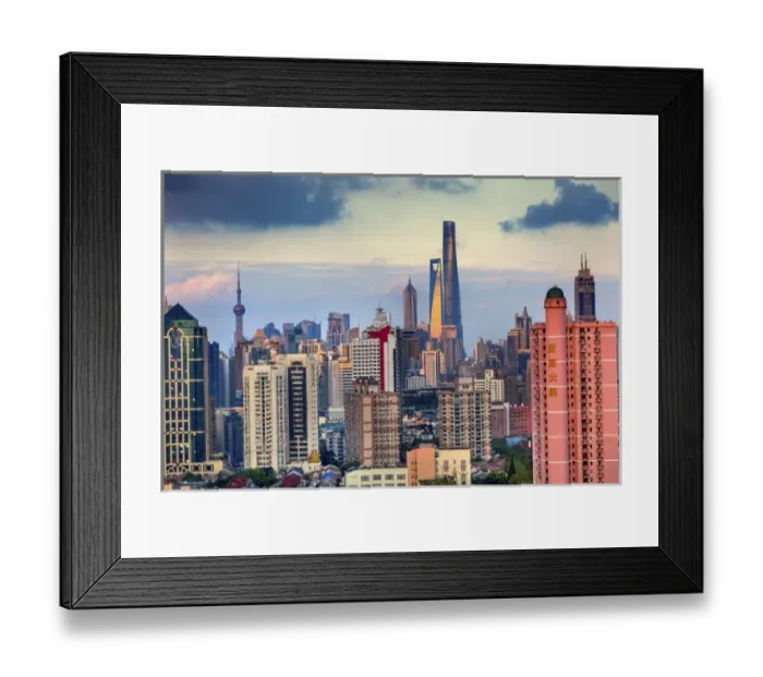 Framed Print : Puxi Pudong Buildings World Financial Center Jinmao Tower Modern Skyscrapers Shanghai Framed Print : Puxi Pudong Buildings World Financial Center Jinmao Tower Modern Skyscrapers Shanghai