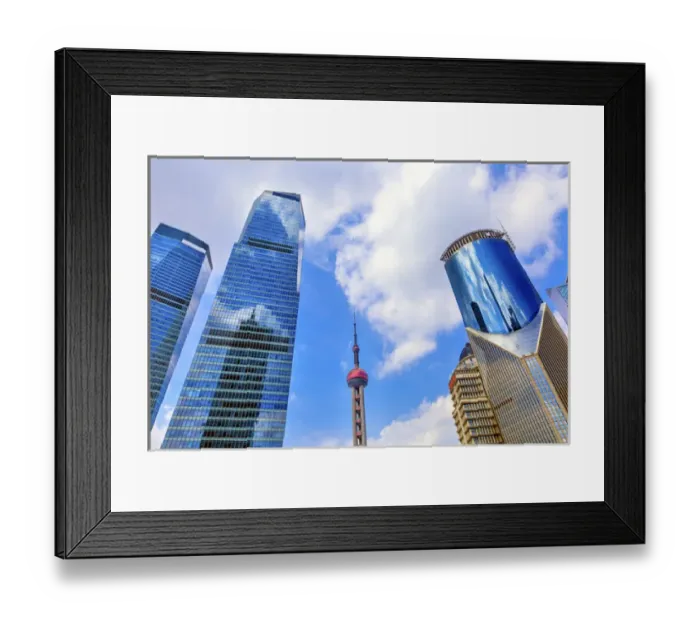 Framed Print : Three Skyscrapers Reflections Oriental Pearl TV Tower Liujiashui Financial District Shanghai China Framed Print : Three Skyscrapers Reflections Oriental Pearl TV Tower Liujiashui Financial District Shanghai China