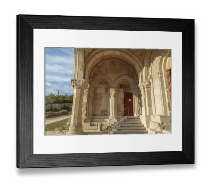 Framed Print : Georgia, Kutaisi. Bagradi Cathedral and the Grapevine cross Framed Print : Georgia, Kutaisi. Bagradi Cathedral and the Grapevine cross