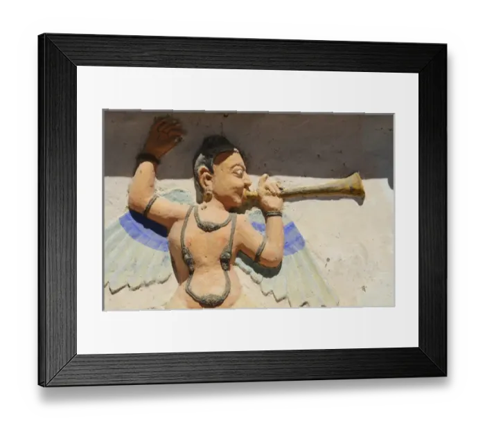 Framed Print : India, Ladakh, Thiksey, indian and buddhist gods sculpted colorfully on temple Framed Print : India, Ladakh, Thiksey, indian and buddhist gods sculpted colorfully on temple