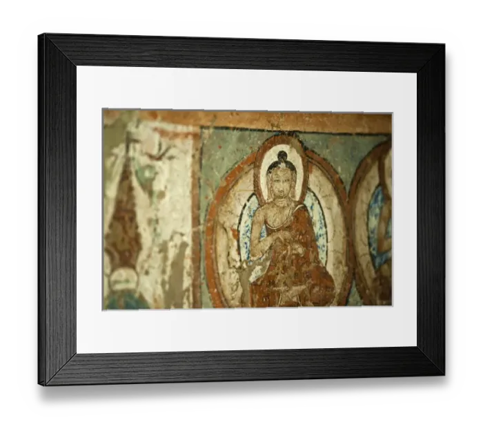 Framed Print : India, Ladakh, Alchi, buddhist wall paintings Framed Print : India, Ladakh, Alchi, buddhist wall paintings
