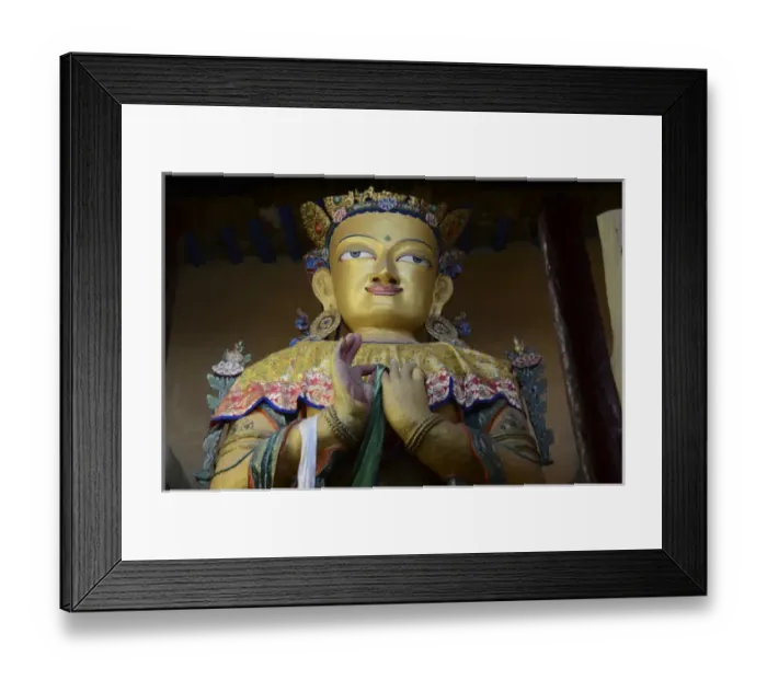 Framed Print : India, Ladakh, Leh, buddha at the Gonkang Gompa Framed Print : India, Ladakh, Leh, buddha at the Gonkang Gompa