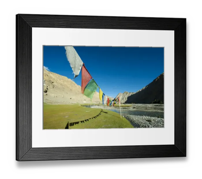 Framed Print : India, Ladakh, Markha Valley, scenic landscape of the Himalayas with grass field Framed Print : India, Ladakh, Markha Valley, scenic landscape of the Himalayas with grass field