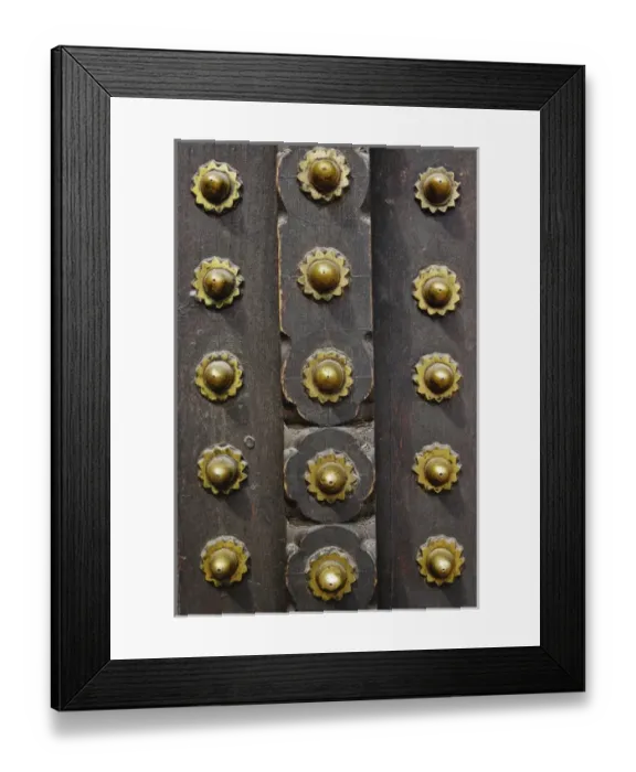 Framed Print : Details of door, Amber Fort, Jaipur, India Framed Print : Details of door, Amber Fort, Jaipur, India