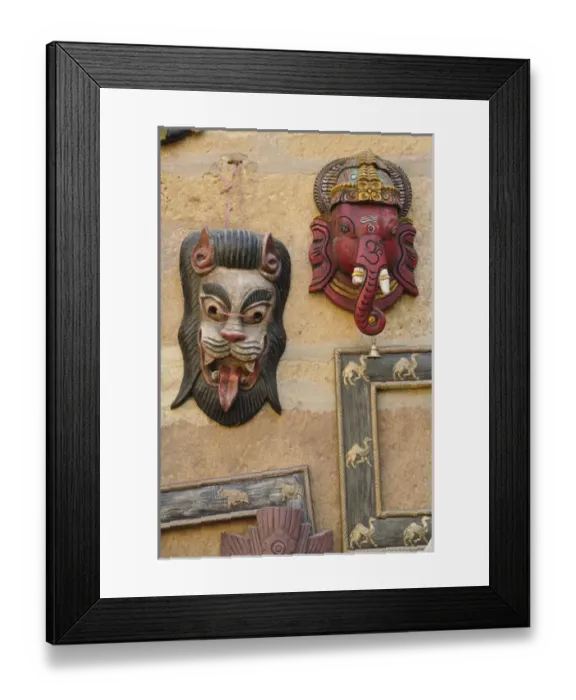 Framed Print : Tourist trinkets, Fort Jaisalmer, Jaisalmer, India