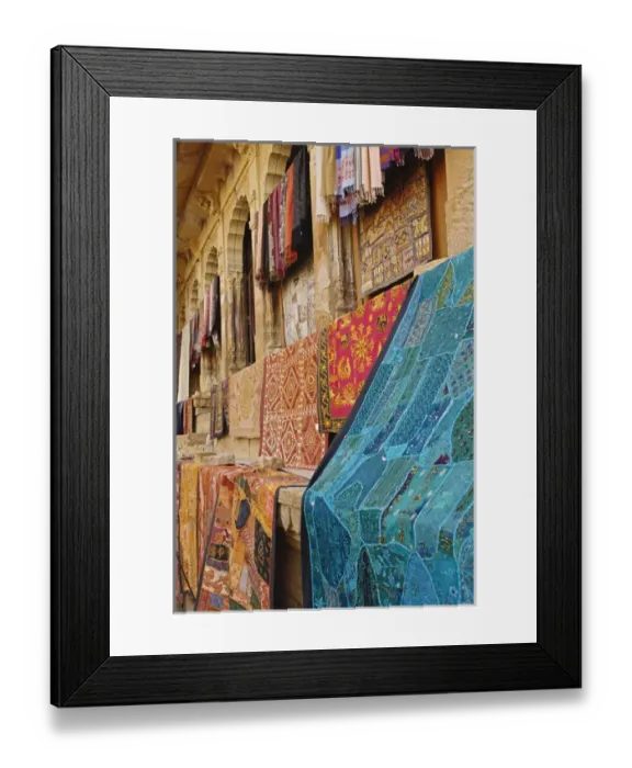 Framed Print : Colorful cloth, Fort Jaisalmer, Jaisalmer, India Framed Print : Colorful cloth, Fort Jaisalmer, Jaisalmer, India