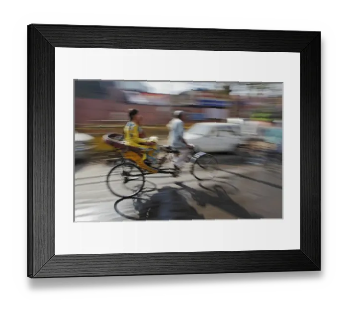 Framed Print : Tuk tuk in motion Framed Print : Tuk tuk in motion