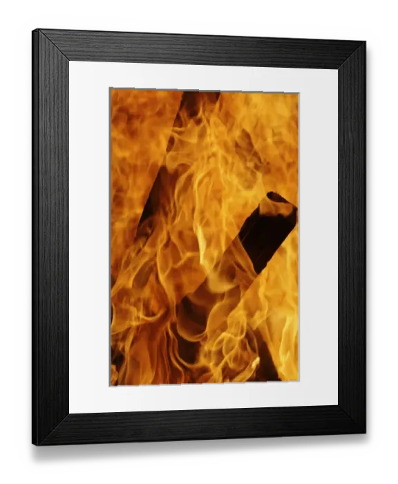 Framed Print : Close-up of fire flames, Jodhpur, India Framed Print : Close-up of fire flames, Jodhpur, India